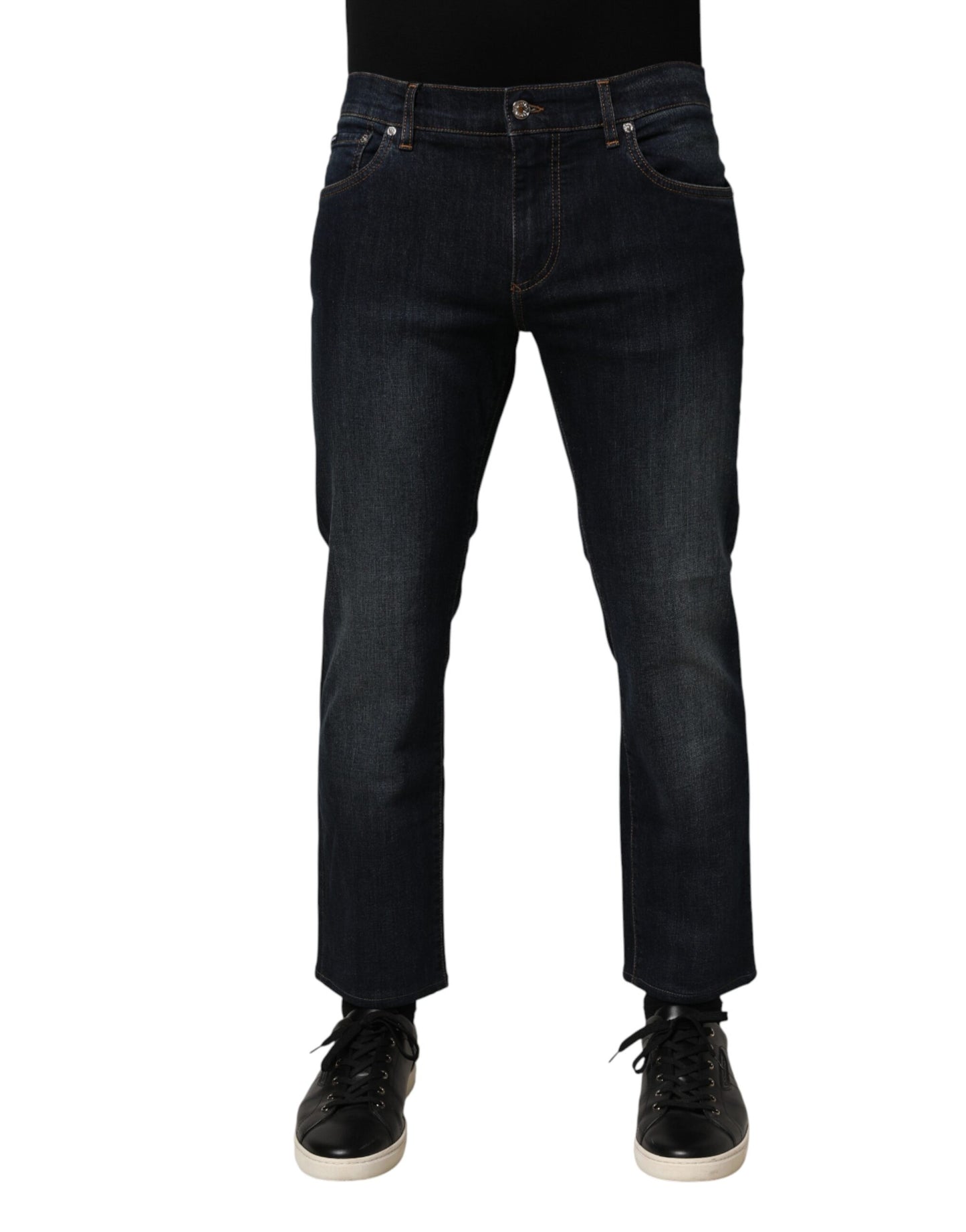 Jean skinny en coton bleu foncé pour homme de Dolce &amp; Gabbana