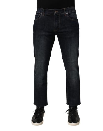 Jean skinny en coton bleu foncé pour homme de Dolce &amp; Gabbana