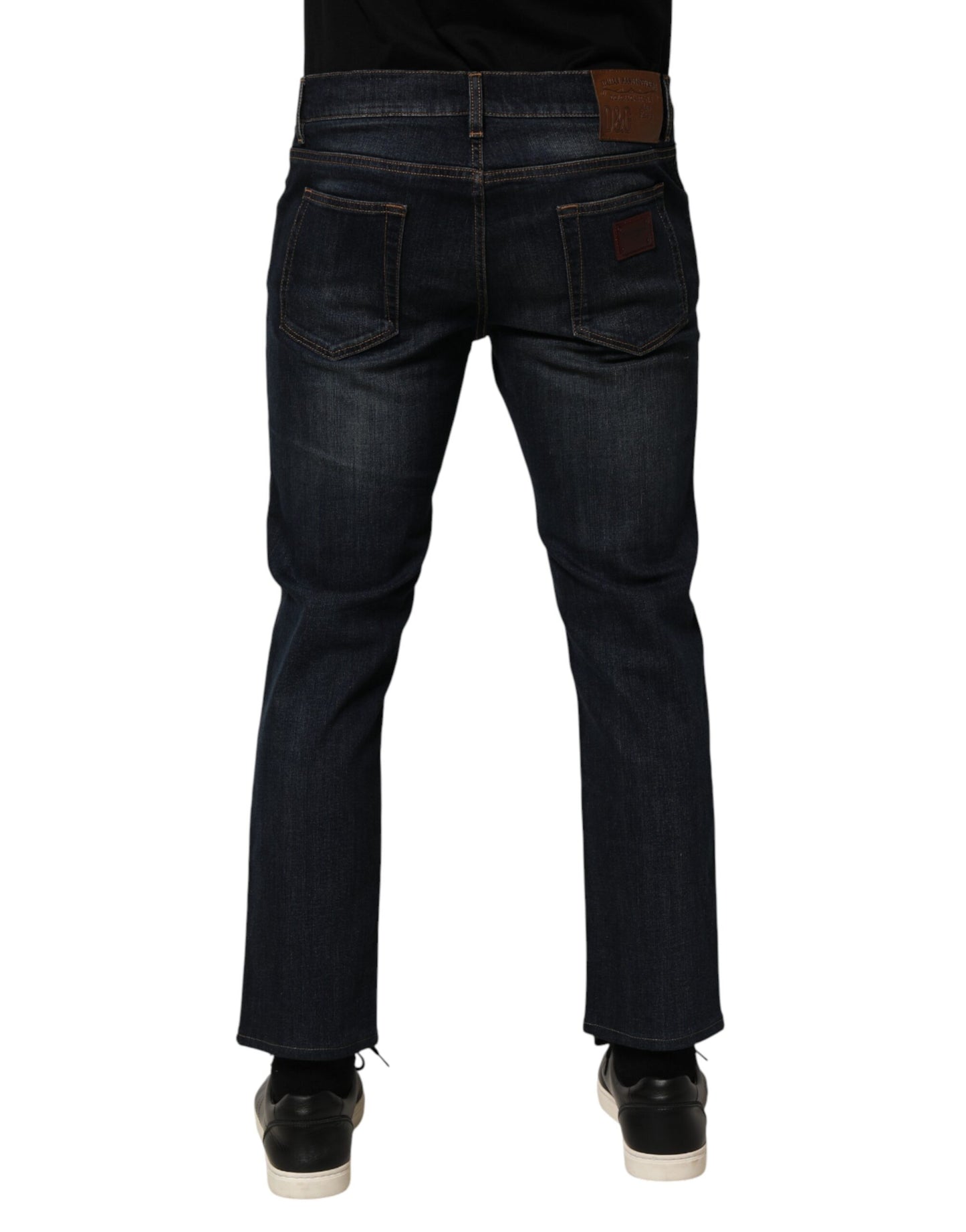 Jean skinny en coton bleu foncé pour homme de Dolce &amp; Gabbana