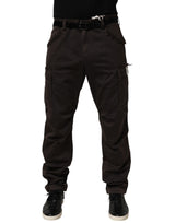 Pantalon cargo homme en coton brun Re-Edition de Dolce &amp; Gabbana