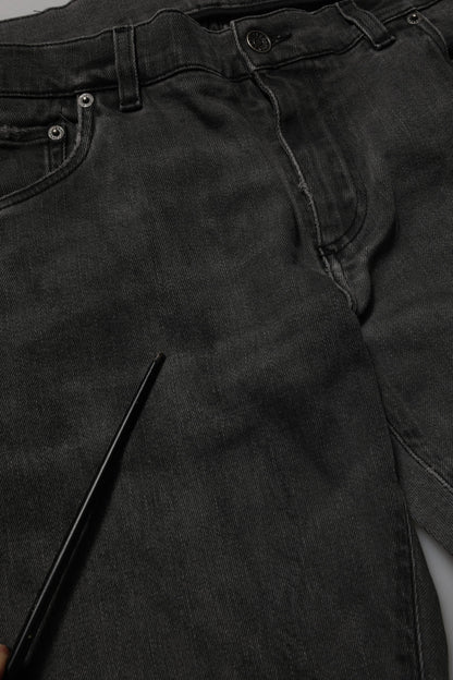 Jean slim en coton gris foncé pour homme de Dolce &amp; Gabbana