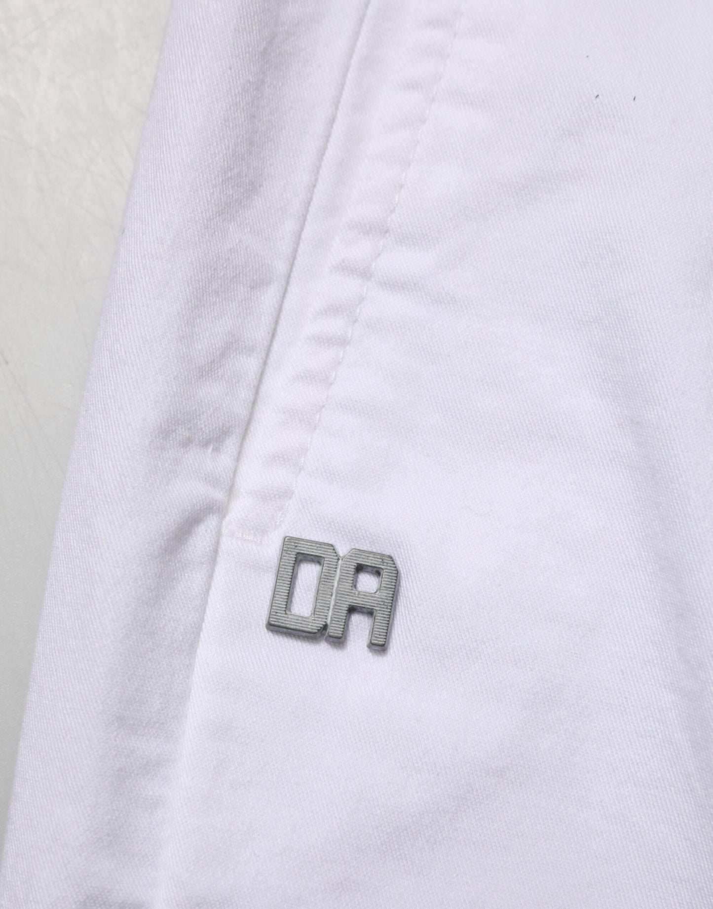 Jeans slim en coton blanc extensible de Daniele Alessandrini