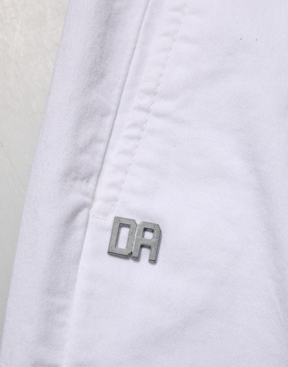 Jeans slim en coton blanc extensible de Daniele Alessandrini