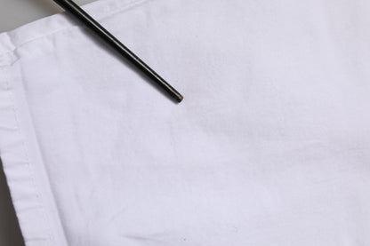 Jeans slim en coton blanc extensible de Daniele Alessandrini
