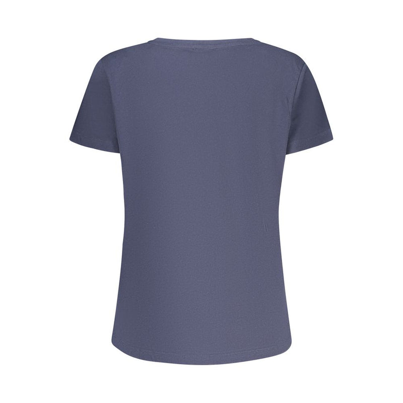 Freddy Blu Cotton Women T-Shirt with Rhinestone Detailing