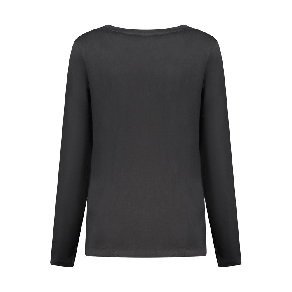 Freddy Black Cotton Women T-Shirt - Stylish & Comfortable