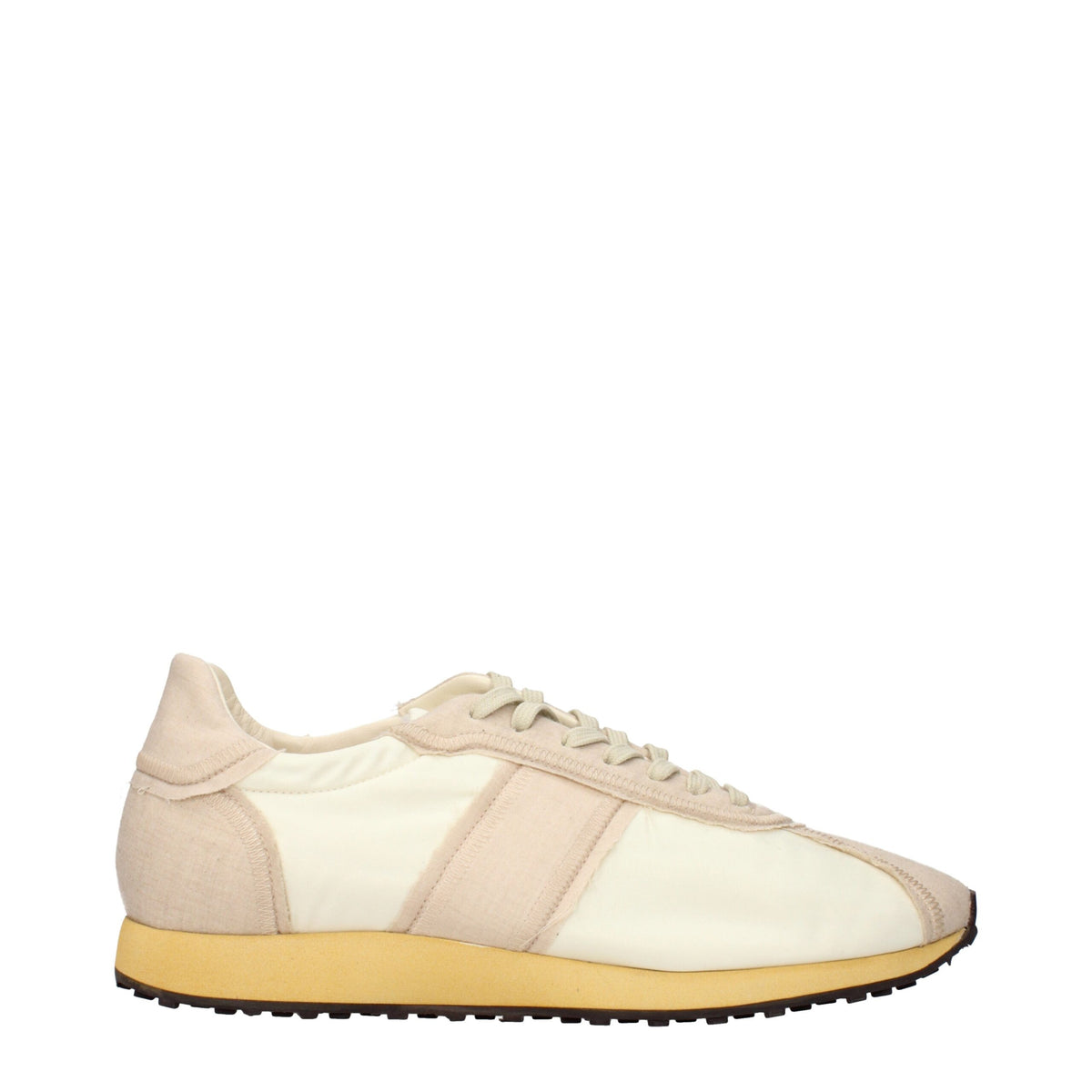 The Row Beige Fabric Athletic Sneakers - Élégance et Confort
