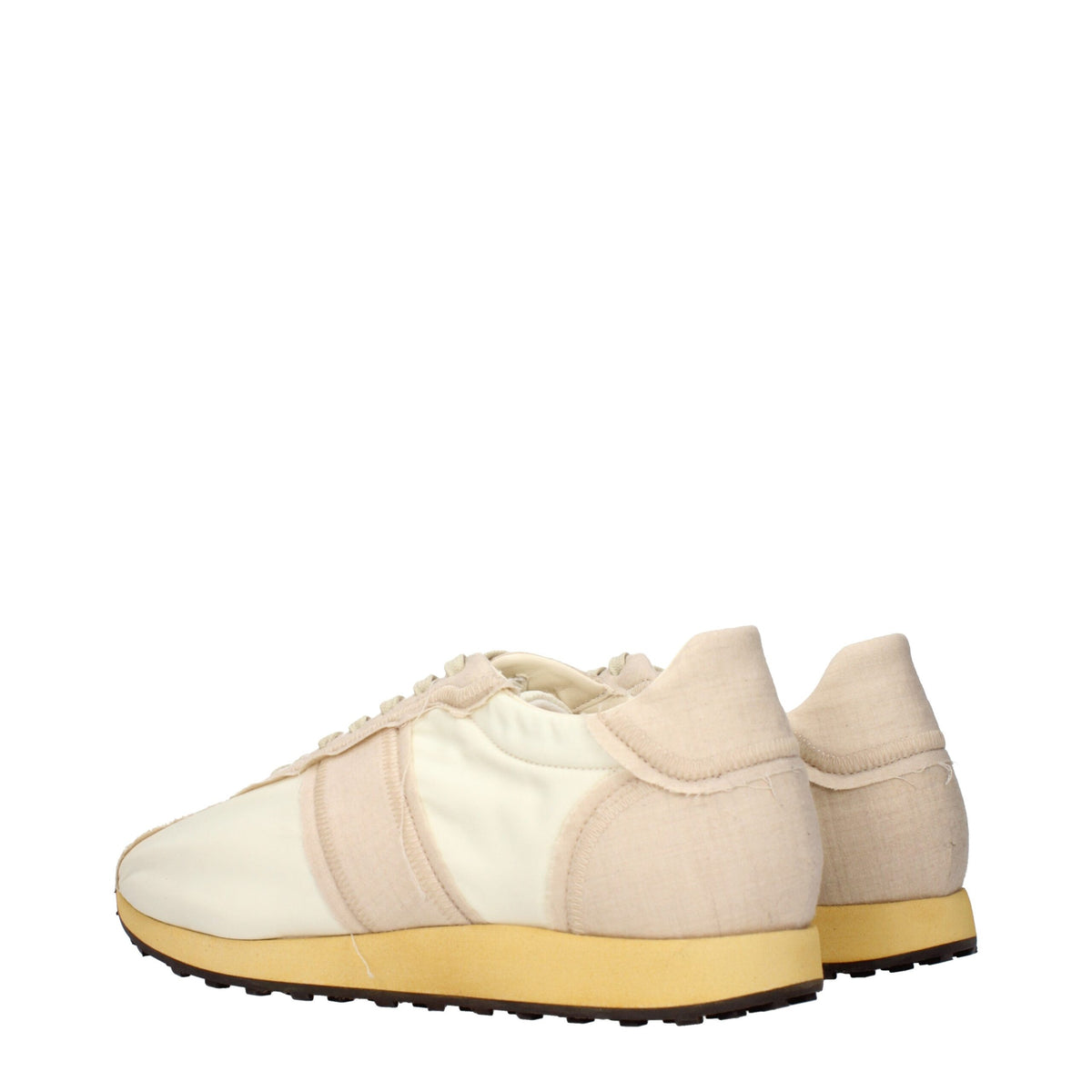 The Row Beige Fabric Athletic Sneakers - Élégance et Confort