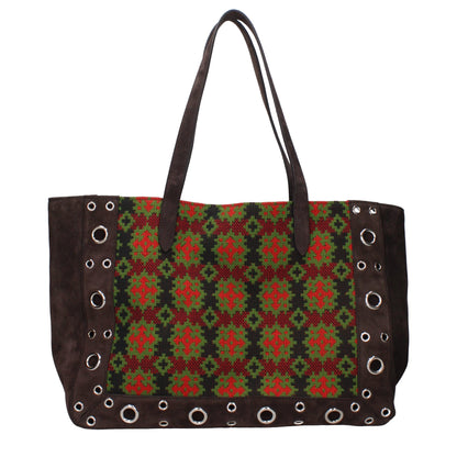 Sacs à bandoulière en cuir marron Valentino Garavani