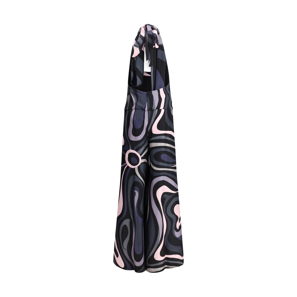 Combinaison longue en soie Emilio Pucci