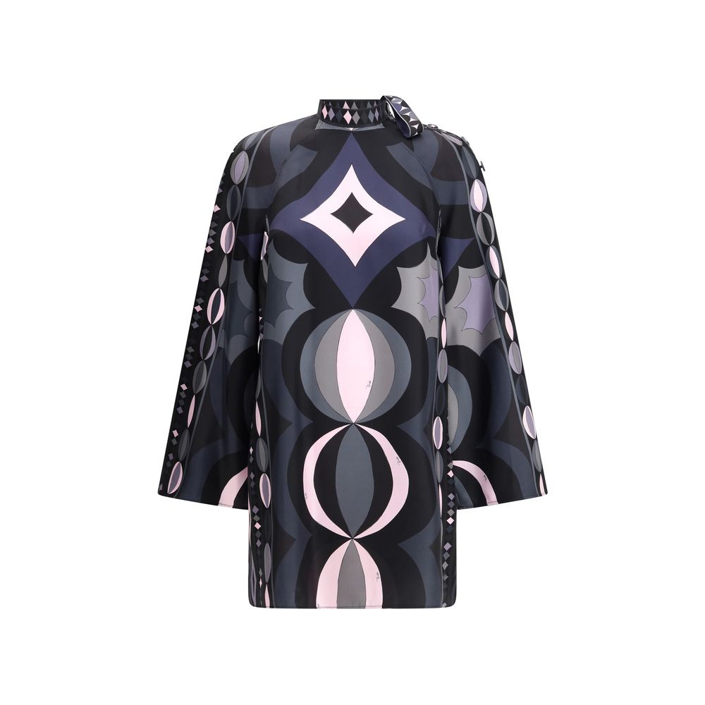 Robe midi en soie Emilio Pucci