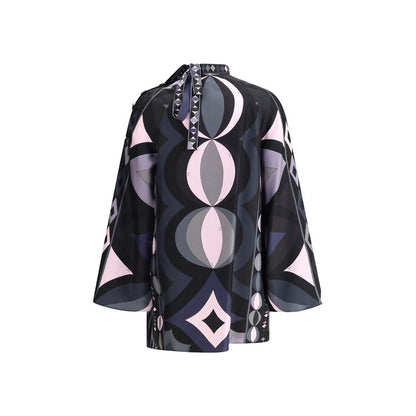 Robe midi en soie Emilio Pucci