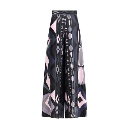 Pantalon large en soie Emilio Pucci