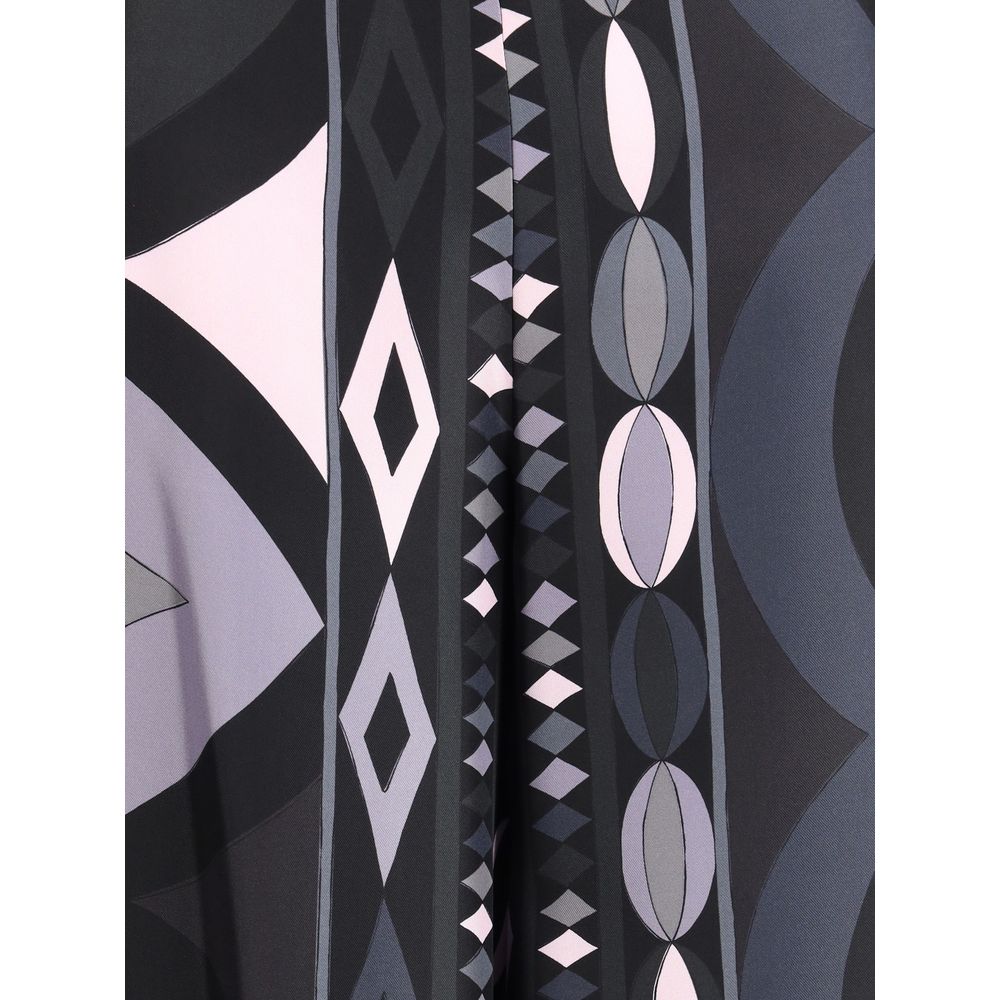 Pantalon large en soie Emilio Pucci