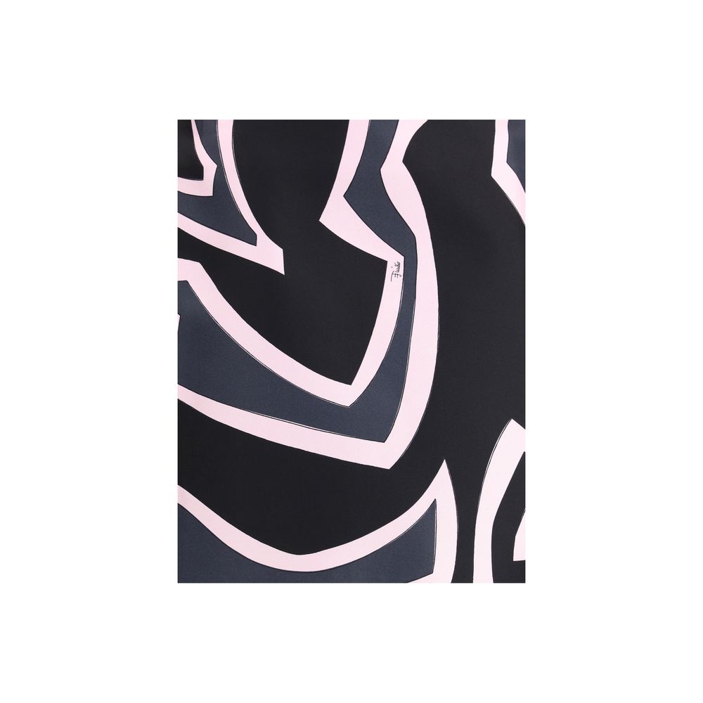 Jupe mini portefeuille Emilio Pucci avec imprimé Marmo