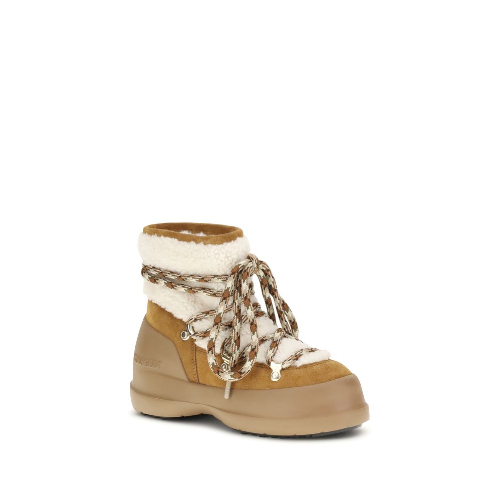 Moon Boot Luna schapenvacht enkellaarsjes