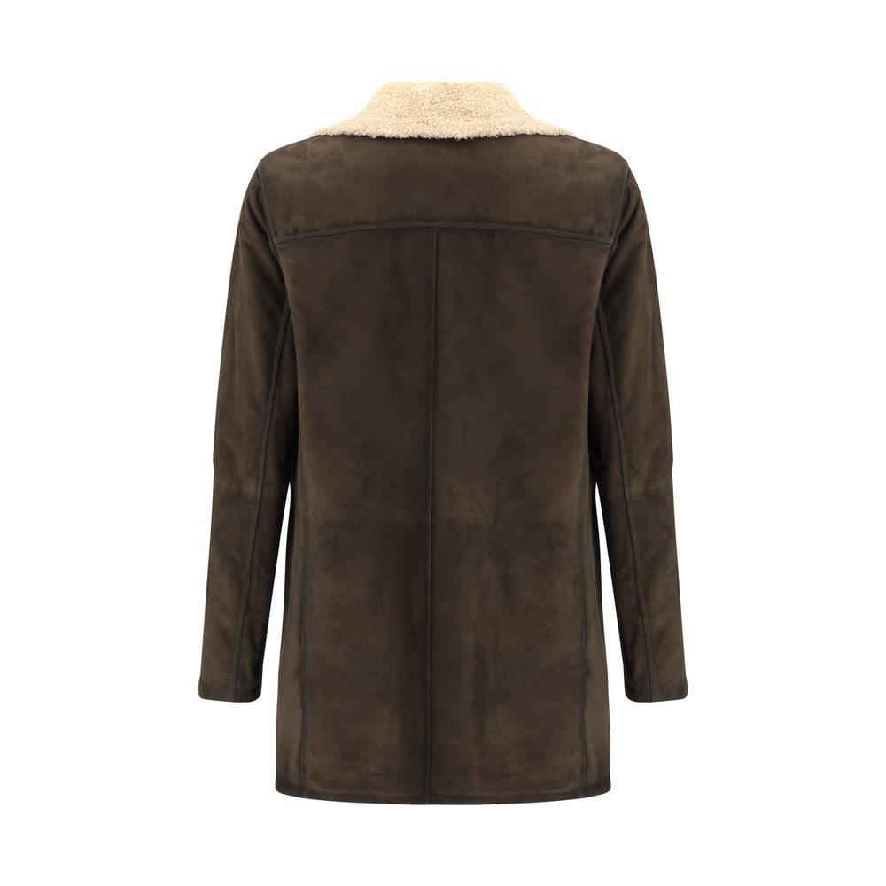 Veste en daim D'amico Emilio