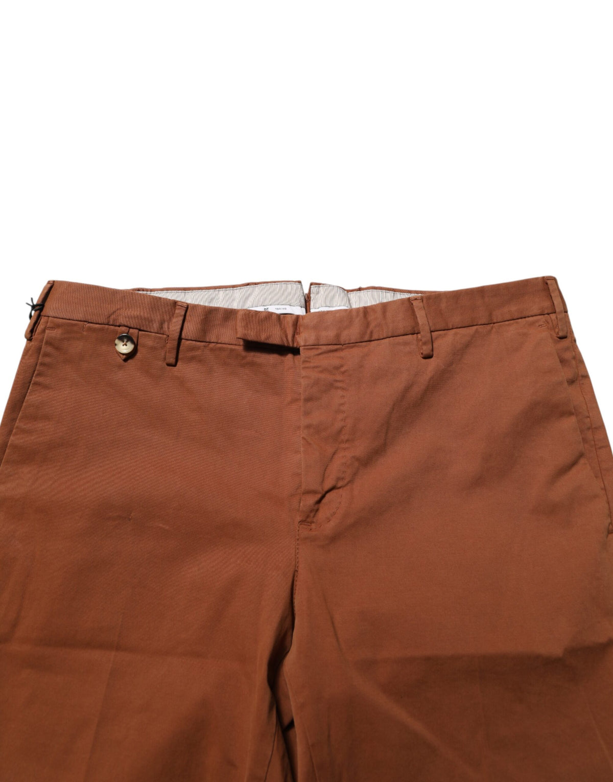 PT Torino Pantalon Chino Skinny Homme Marron - Taille Mi-Haute