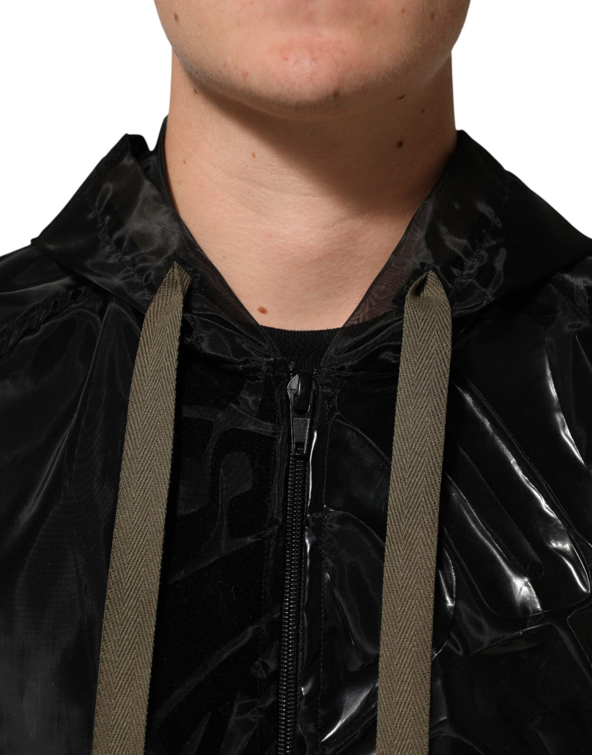 Pull à capuche zippé Dolce &amp; Gabbana camouflage noir pour homme