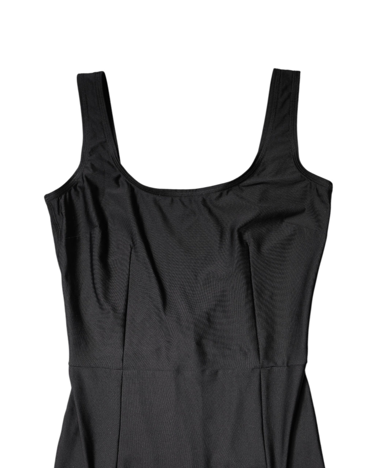 Dolce & Gabbana Black Sleeveless Bodycon Jumpsuit Dress