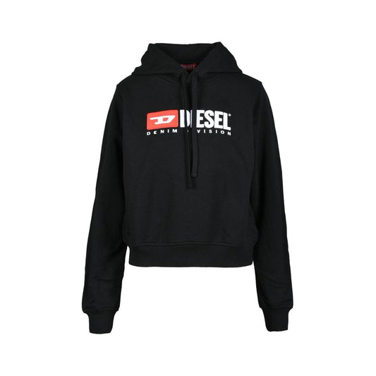 Diesel Zwarte Katoenen Hoody