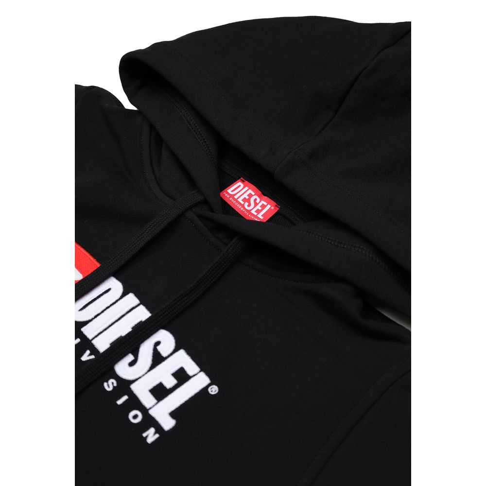 Diesel Zwarte Katoenen Hoody