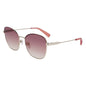 Lunettes de soleil Longchamp en métal jaune