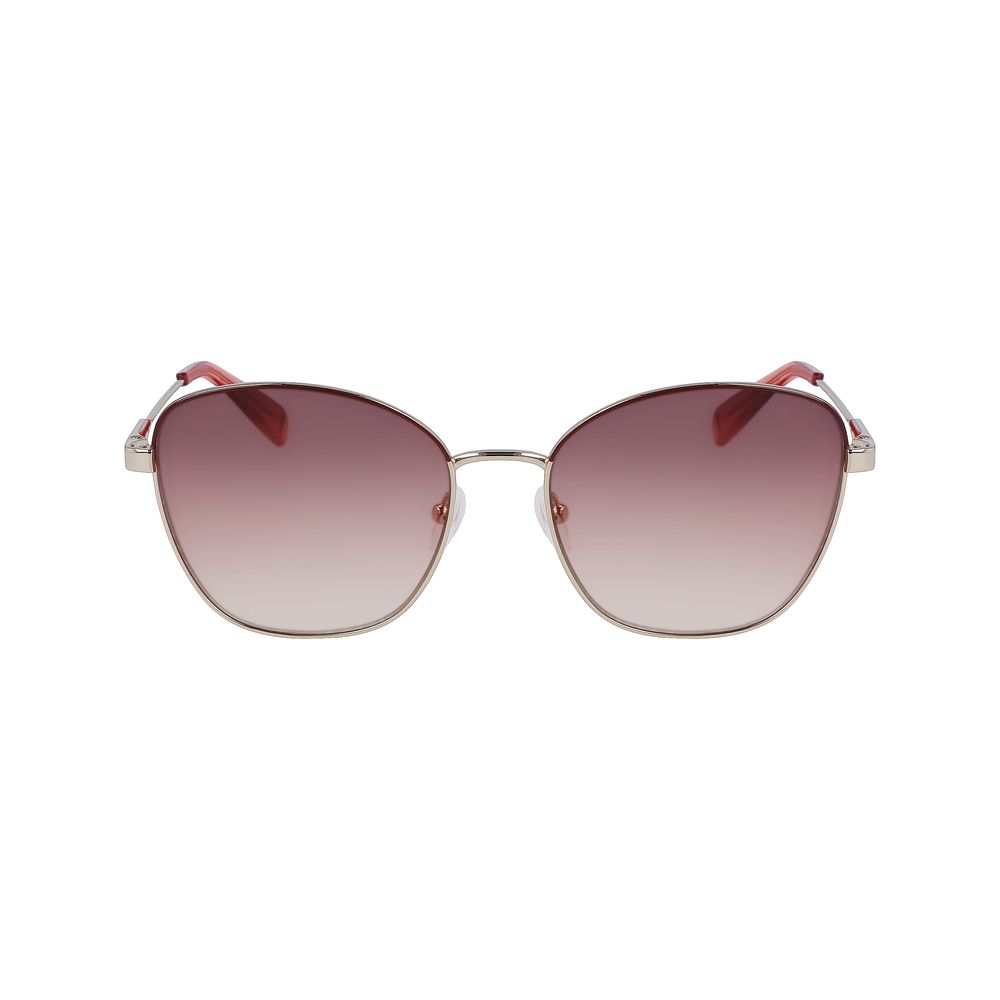Lunettes de soleil Longchamp en métal jaune