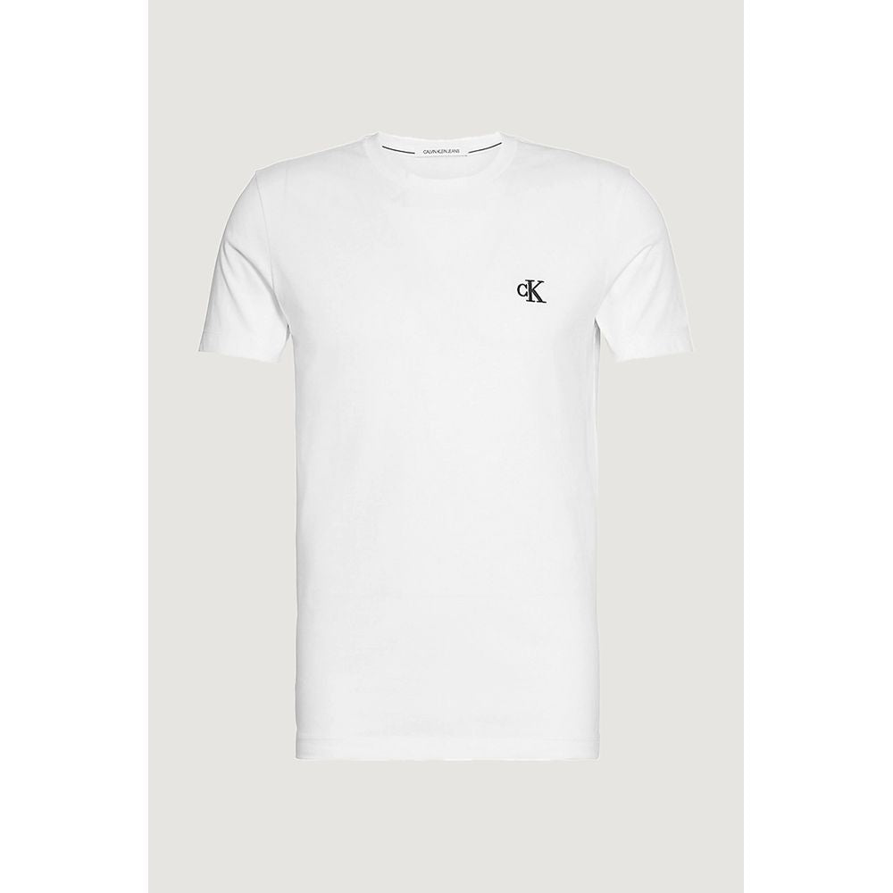 Calvin Klein Jeans ESSENTIAL SLIM TEE J30J314544 - T-Shirt en Coton Blanc