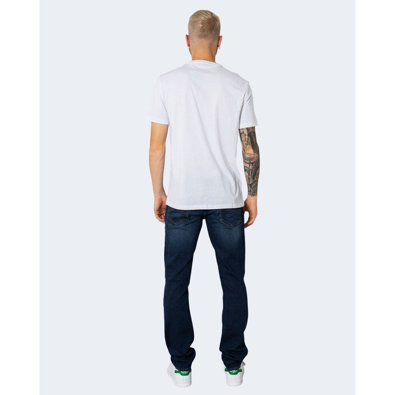 Armani Exchange White Cotton T-Shirt for Men