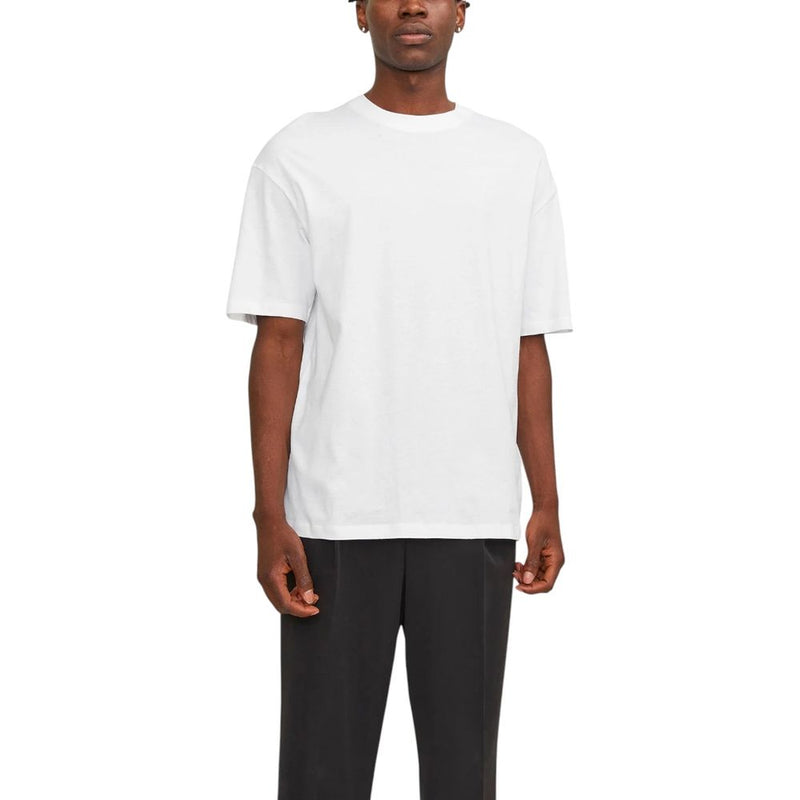 Jack Jones White Cotton T-Shirt - JEBRADLEY TEE SS O-NECK NOOS