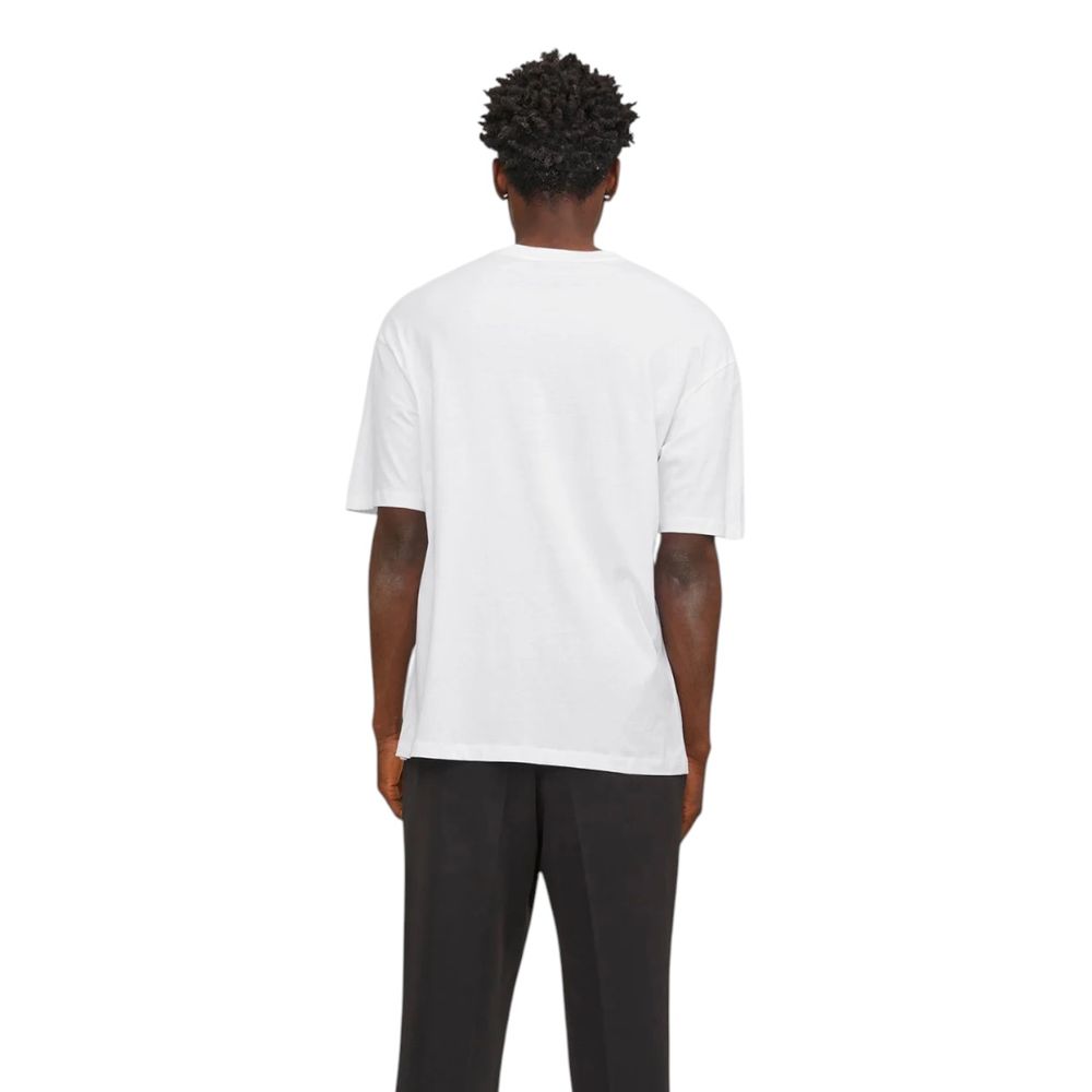 T-shirt en coton blanc Jack & Jones JEBRADLEY