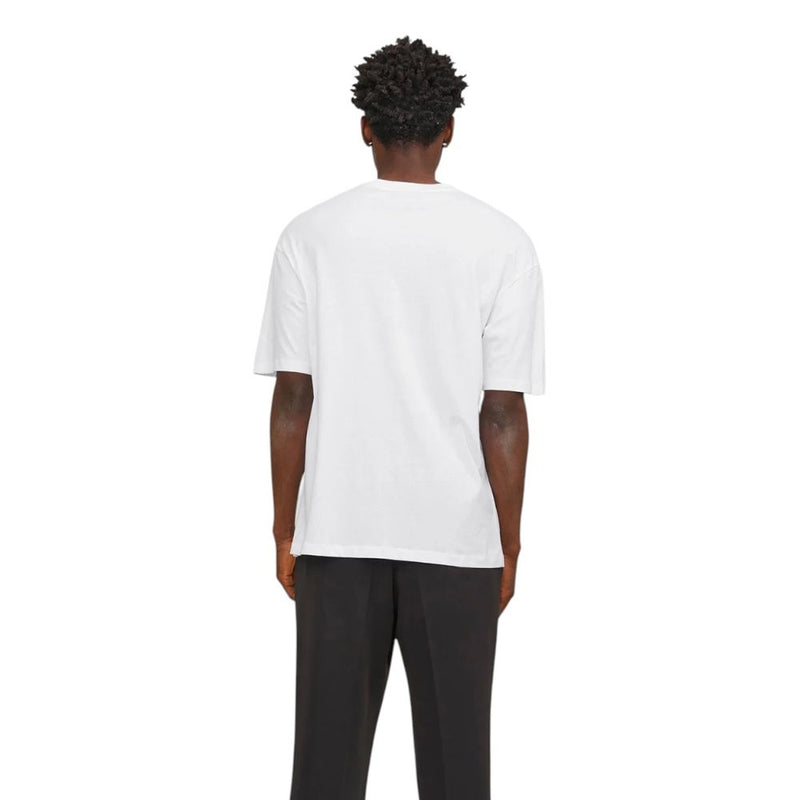 Jack Jones White Cotton T-Shirt - JEBRADLEY TEE SS O-NECK NOOS