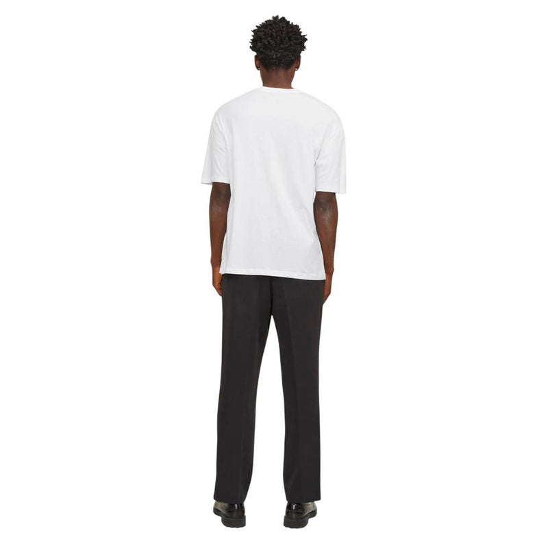 Jack Jones White Cotton T-Shirt - JEBRADLEY TEE SS O-NECK NOOS