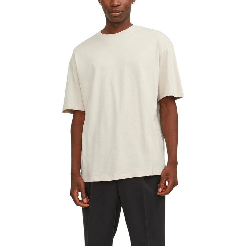 Jack Jones beige katoenen T-shirt