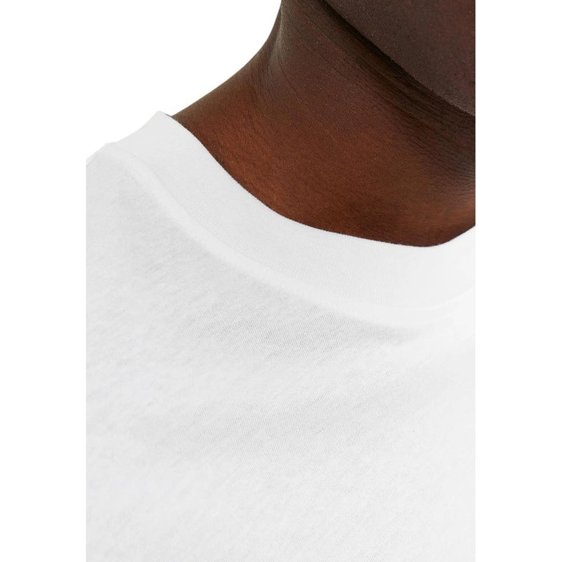 Jack Jones White Cotton T-Shirt - JEBRADLEY TEE SS O-NECK NOOS