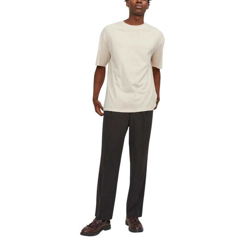 Jack Jones beige katoenen T-shirt