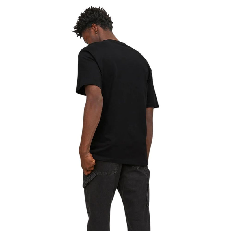 Jack Jones Zwart Katoenen T-shirt