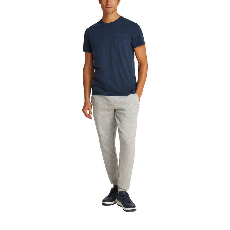 T-shirt bleu en coton Tommy Hilfiger Jeans