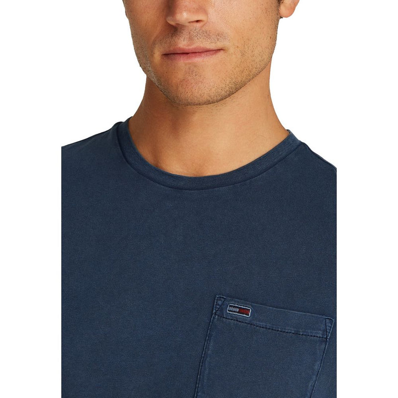 T-shirt bleu en coton Tommy Hilfiger Jeans
