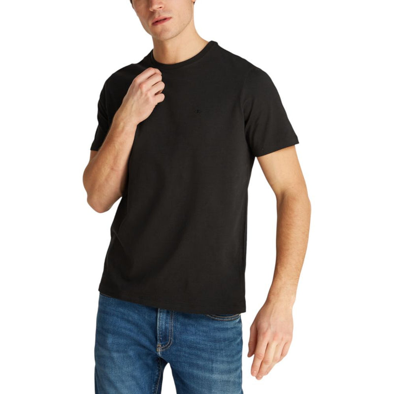 Calvin Klein Jeans T-Shirt Noir en Coton - Indispensable de Votre Garde-Robe