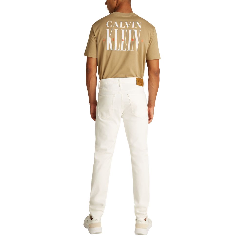 Calvin Klein Jeans Taper J30J327541 Slim Fit Jeans Blanc