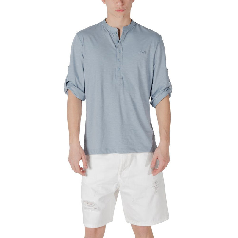 Antony Morato T-Shirt en Coton Bleu - Élégance Décontractée