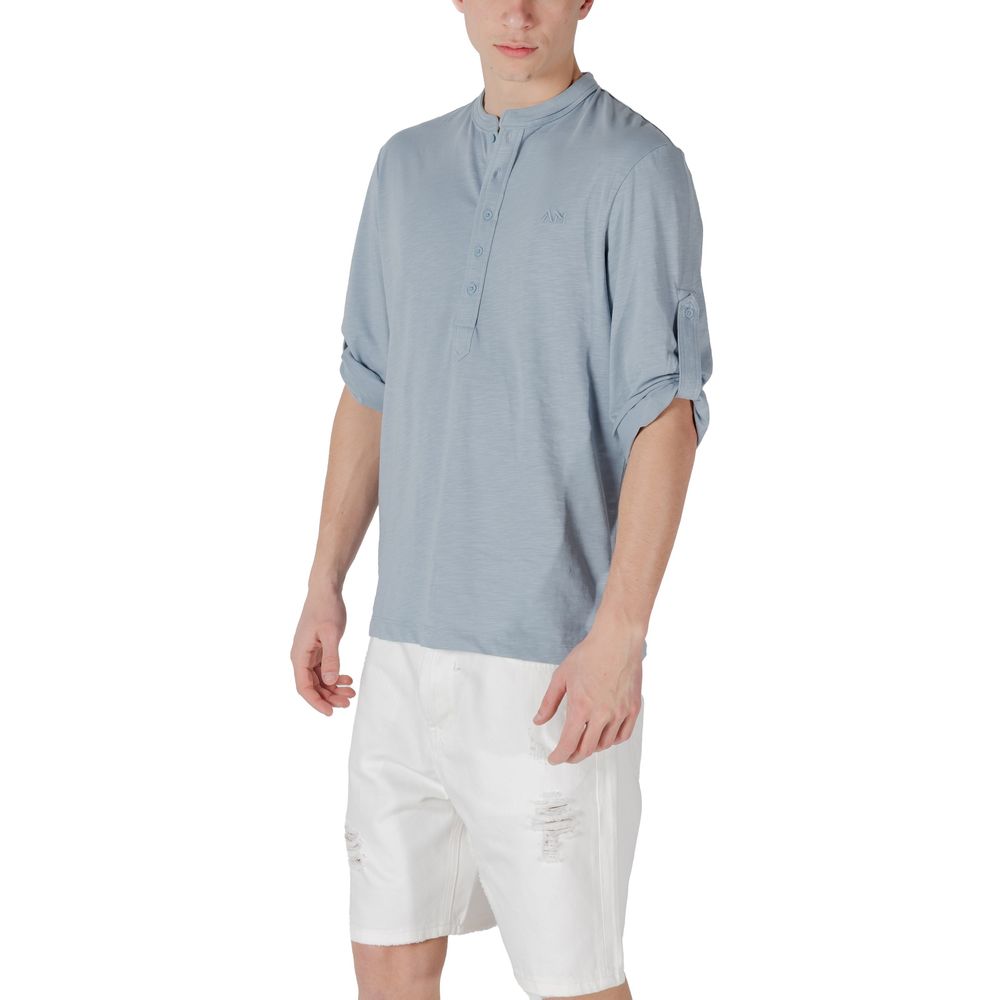 Antony Morato T-Shirt en Coton Bleu - Élégance Décontractée