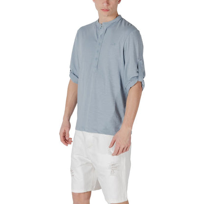 Antony Morato Blue Cotton T-Shirt