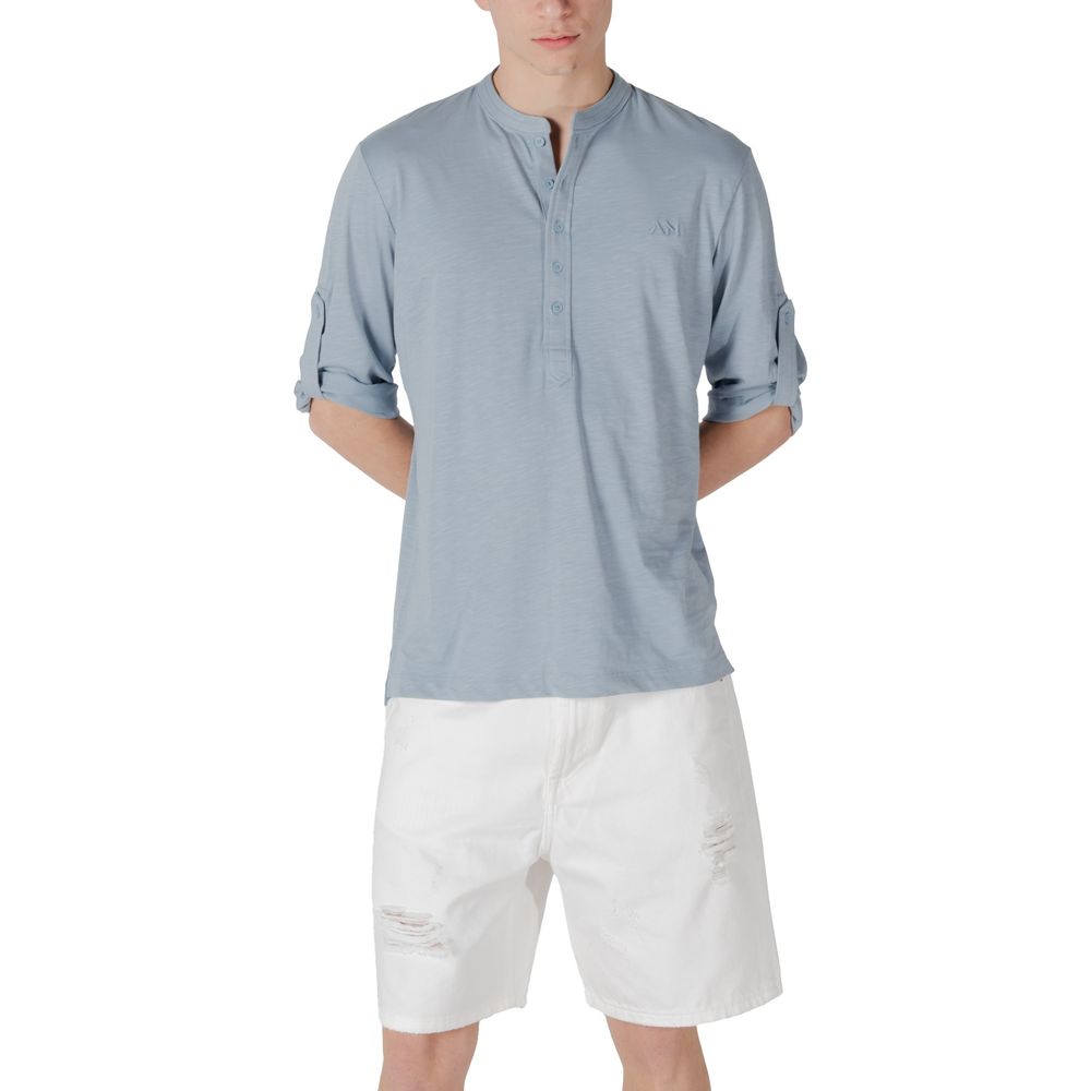 Antony Morato T-Shirt en Coton Bleu - Élégance Décontractée