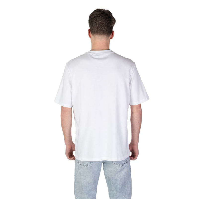 Antony Morato T-Shirt Blanc en Coton - Coupe Relaxed avec Logo