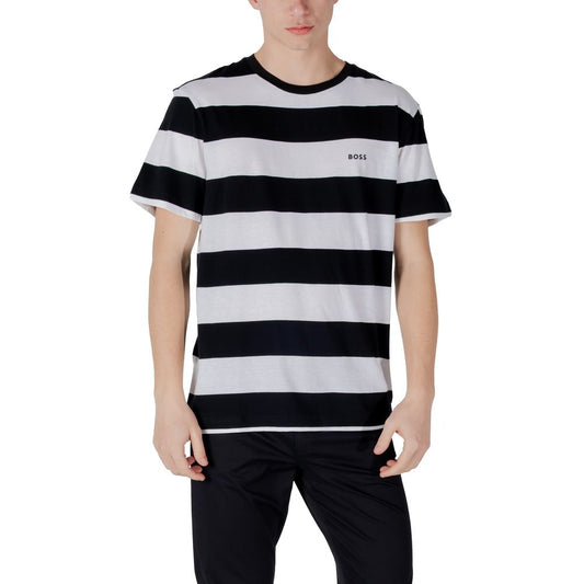 Hugo Boss T-shirt van zwart katoen