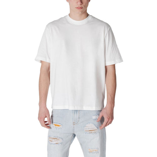 Armani Exchange wit katoenen T-shirt