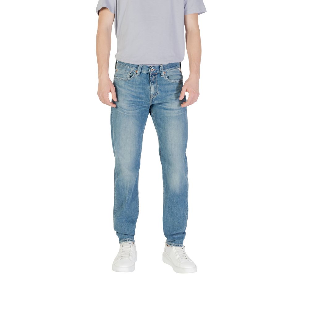 Jean Skinny Replay M1038R.000.814 Bleu en Coton